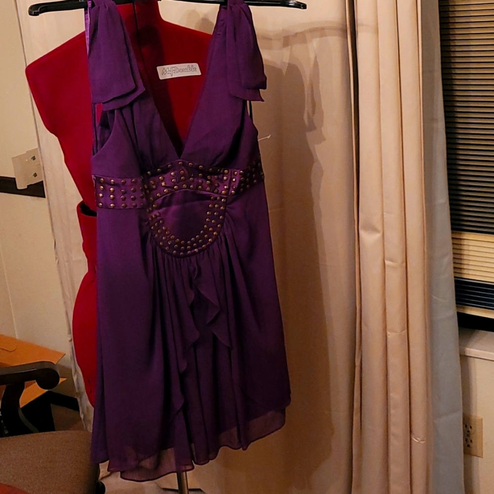 Cute Plum-Colored Dressy Mini